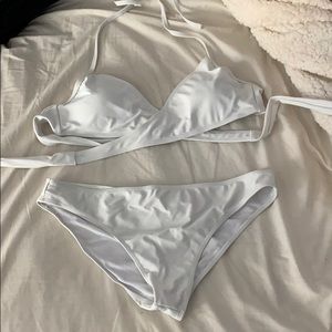 White bikini